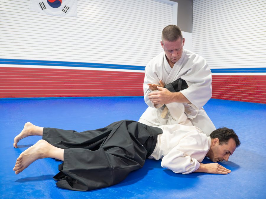 Holding the pin